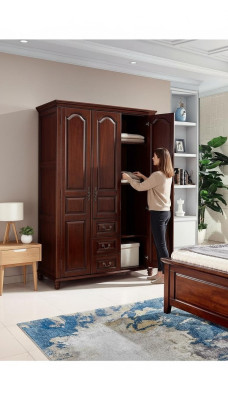 Kledingkast Slaapkamer Hout Klassiek Design Meubels Kasten Nieuw