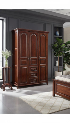 Kledingkast Slaapkamer Hout Klassiek Design Meubels Kasten Nieuw