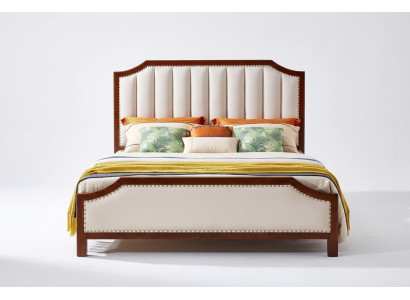 Bed 2x Nightstands 3-piece Bedroom Set Design Classic Luxury