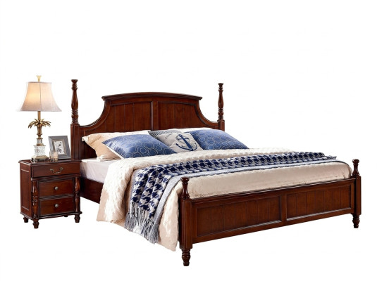 Design slaapkamer 3-delig. Bed 2x nachtkastjes Klassieke beddenset