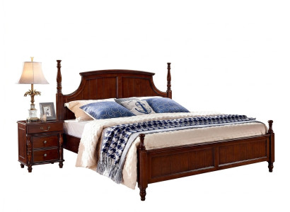 Design slaapkamer 3-delig. Bed 2x nachtkastjes Klassieke beddenset