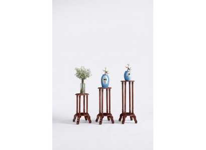 Bloemenstandaard plank houten standaard meubelaccessoires bloempotstandaard
