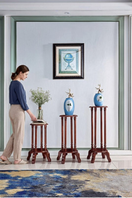 Bloemenstandaard Stand Houten standaard Bloempotstandaard Stand Plank