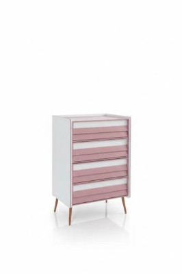 Kinderkamer Jeugdkamer Commode Kinderkast Twee kleuren Meubels Meisje Nieuw