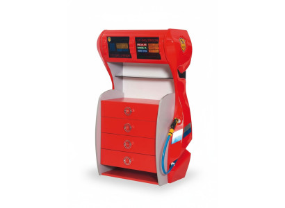 Tankstation ladekast met laden kinderkamer Modern meubilair plank houten kamer