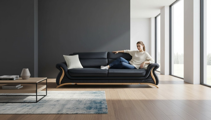 Bank Bankstel Bekleding 3-zits kunstleren banken Banken Zitcombinaties Ontwerp