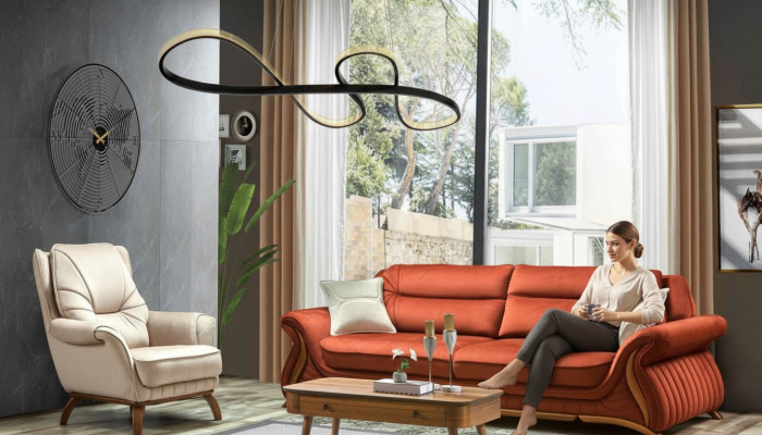 Bank Bank Bekleding 3+1 Zit Kunstleer Banken Fauteuils Zitcombinaties Ontwerp