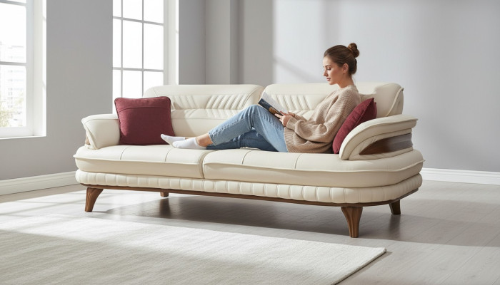 Sofa 3 zits banken Sofa's Art Deco Driezitter Nieuw Textiel Luxe Bank Bekleding
