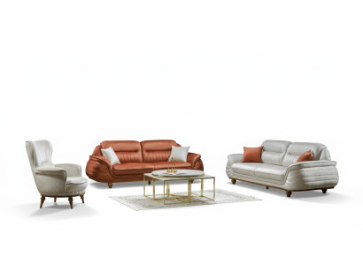 Meubelstuk banken fauteuils bankstel 3+3+1 zits luxe stof woonkamer
