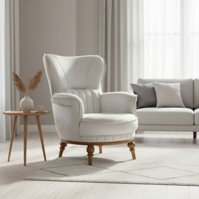 Fauteuil Luxe Design Textiel Woonkamer Klassieke Stijl Meubels Lounge