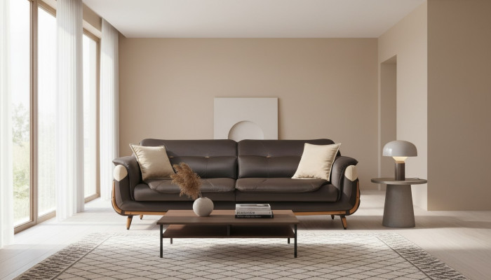 Bank woonkamer meubels driezitsbank bankstellen klassiek stof bank luxe