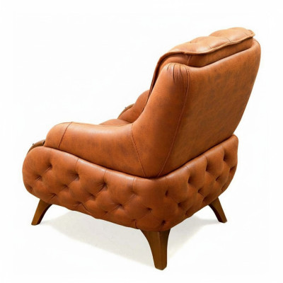 Fauteuil Zithoek Modern Ontwerp Woonkamer Bekleding Eenpersoons Relaxstijl