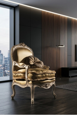 Fauteuil Bank Bekleding Ontwerper Stof Zitter Bekleding Zit Bankstellen Éénzits Nieuw