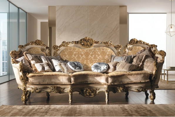 Woonkamer Bankstellen Bank Bekleding Ontwerp Textiel Hout Exclusieve Bankstel 3-zits Nieuw  Woonkamer Bankstellen Bank Bekleding Ontwerp Textiel Hout Exclusieve Bankstel 3-zits Nieuw