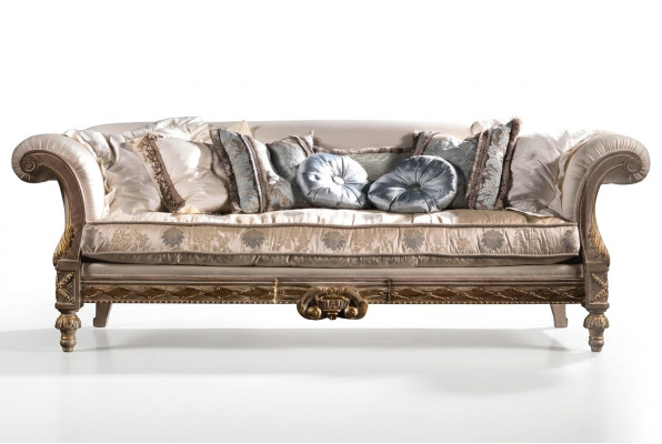Chesterfield Klassieke driezitsbank Woonlandschap Stoffen bank 3-zitsbank