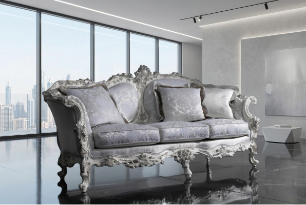 Chesterfield klassieke driepersoons bankstel stoffen bankstel 3-zits bank