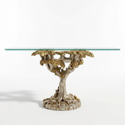 Console tafel van hout Console tafel van hout Woonkamer bijzettafels klassiek
