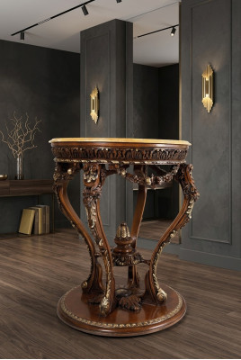 Eettafel Antiek stijl Massief houten meubels Italiaanse eettafels Tafel Houten tafels