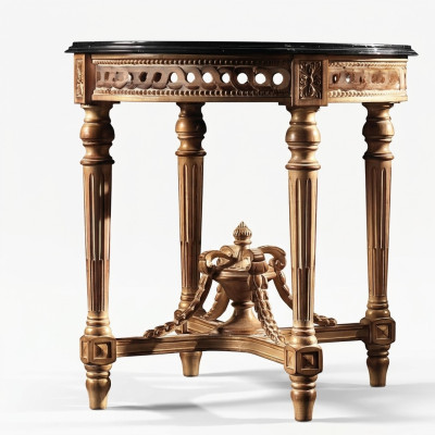 Salontafel Tafel Woonkamertafel Hout Royal Bijzettafel Barok Meubels Bijzettafel