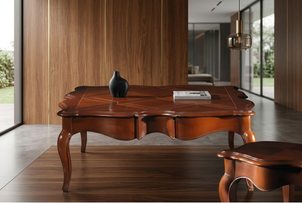 Bijzettafel xxl Massief Houten Tafel 112x112cm Meubels Italiaanse Inrichting Tafels