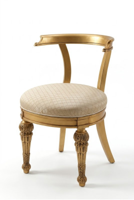 Eetkamer armstoel barok nieuw gestoffeerde luxe fauteuil stoel stoelen woonkamer