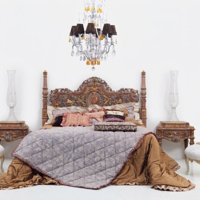 Bed Chesterfield Furniture Beds Italian Decor Double Bed Luxury Italy