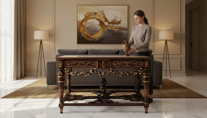 Ontwerp bureau Luxe tafel Kantoorinrichting Italiaanse stijl Meubels Tafels