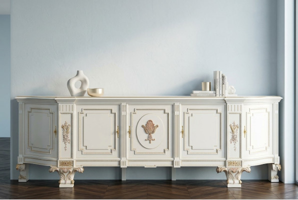 Laden kast Houten kast Woonkamermeubels TV Wandmeubelen Design Sideboard Italië