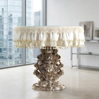 Barok bijzettafel glazen tafel Italiaanse meubels inrichting woonkamer tafels