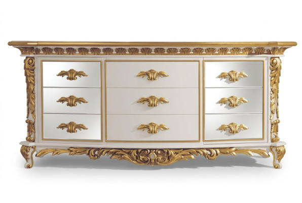 Kommode Woonkamer Laden Hout Sideboard Kast Kasten Massief