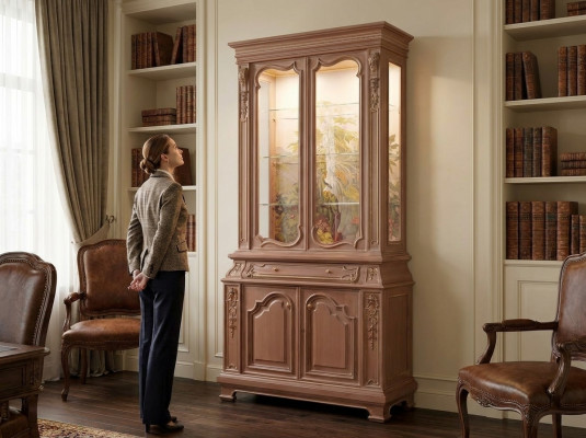 Vitrine eetkamer glazen dressoir ontwerpen Bizzotto meubels woonkamer sideboard nieuw