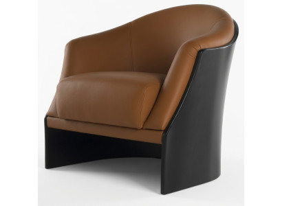 Fauteuil Woonkamer Stoel Hout Eetkamer Fauteuil Stoelen Eénzitter Leder Italië Nieuw