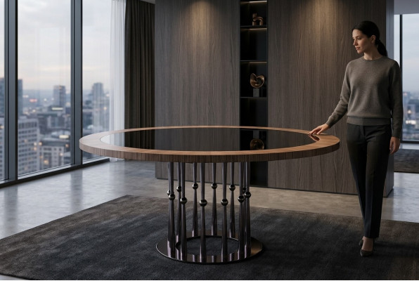 Eettafel Ronde tafels Barok Rococo meubels Italiaanse ronde tafel Klassiek.