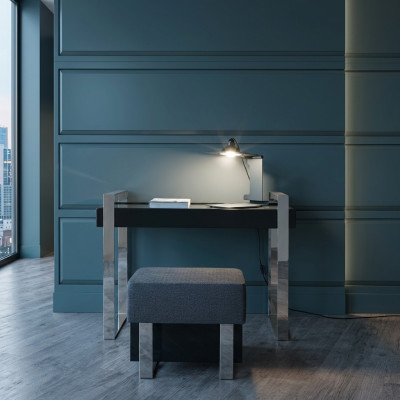 Tafels secretaris consoles tafel bureau kaptafel kruk Italiaanse 2-delig.