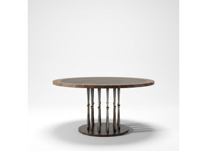 Ronde eettafel Luxe tafel Houten eettafels Italiaanse meubels Tafels Eetkamer