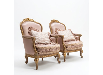 Fauteuil Leesstoel Leunstoel Oorfauteuil Luxe bank Beklede Italiaanse meubels