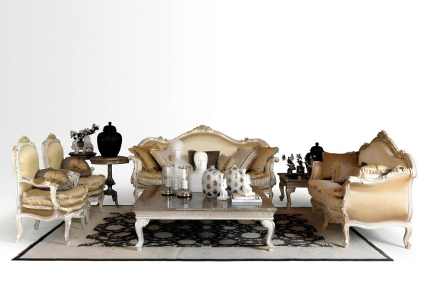Ontwerpbanken Bankstel Groep Modern Luxe elegant Zithoek 3+2+1+1 Zits