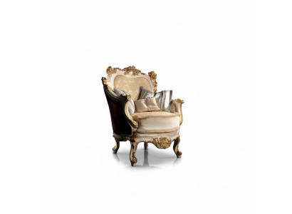 Fauteuil Bibliotheek Leesstoel Oorfauteuil Bank Bekleding Italiaanse meubels Luxe