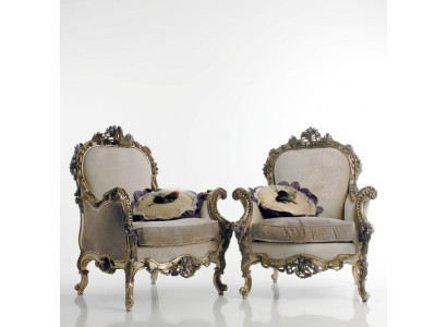 Fauteuil Bank Bank 1-zits Ontwerper Banken Club Art deco Bekleding TV-lounge