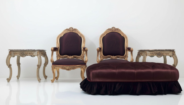 Salontafel Tafel Bijzettafel Woonkamertafel Hout Royal Bijzettafel Barok Rococo