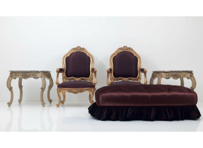 Salontafel Tafel Bijzettafel Woonkamertafel Hout Royal Bijzettafel Barok Rococo