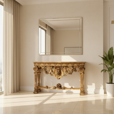 Console tafel meubels hout console Italiaanse dressoir consoles massief houten tafel