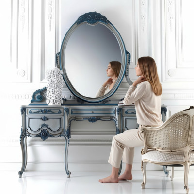 Console Dressoir Wandtafel Klassieke consoles Console tafel met spiegel Luxe