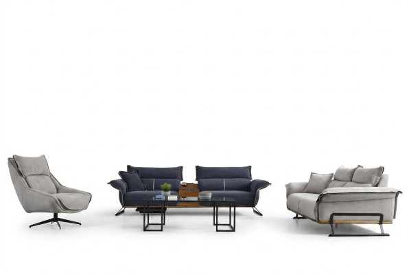 Luxe bankstel in Italiaanse stijl meubels, bankstel set 3-delig.