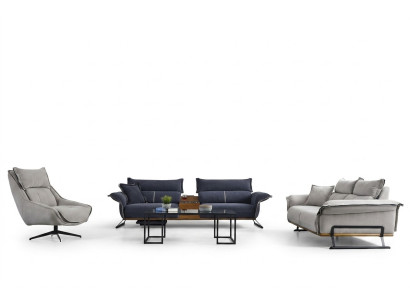 Luxe bankstel in Italiaanse stijl meubels, bankstel set 3-delig.