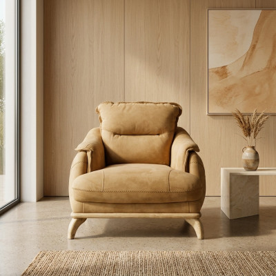 Fauteuil 1-persoons woonkamer Relax Design Italiaanse meubels Inrichting Italië.