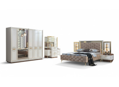 Exclusieve 5-delige luxe slaapkamerset van premiumkwaliteit.