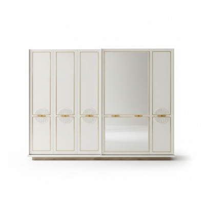 Kledingkast met zweefdeuren Houten kast Slaapkamer