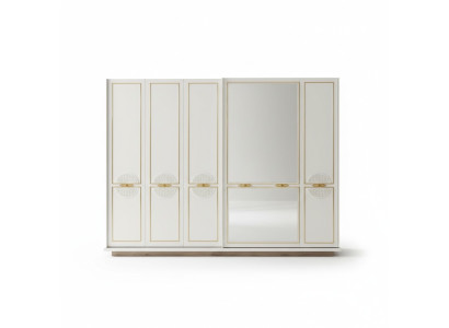 Kledingkast met zweefdeuren Houten kast Slaapkamer