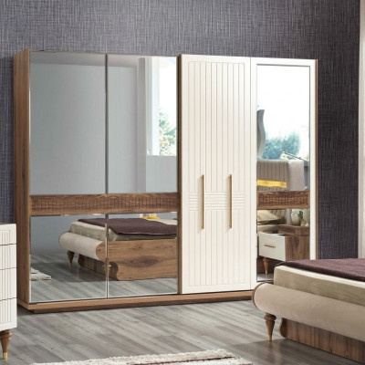 Kledingkast Kast Luxe Houten Kasten Meubels Ontwerp Slaapkamer